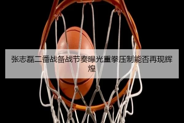 张志磊二番战备战节奏曝光重拳压制能否再现辉煌